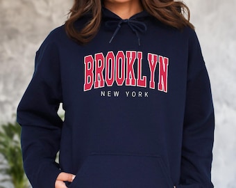 Sudadera con capucha Brooklyn New York: sudadera de viaje acogedora