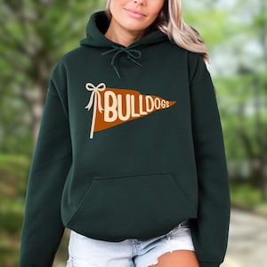 Custom Watercolor Mascot Pennants Sweatshirt: Cheer Team Spirit Hoodie image 7