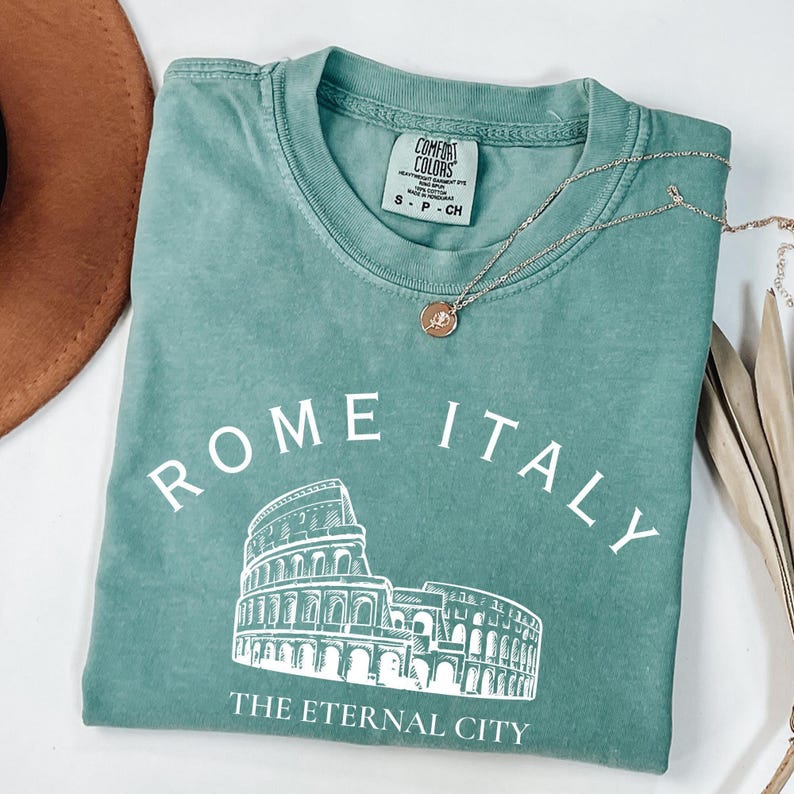 Comfort Colors Rome Italy Shirt: Eternal City Souvenir image 4