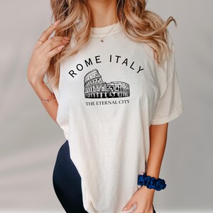 Comfort Colors Rome Italy Shirt: Eternal City Souvenir image 2