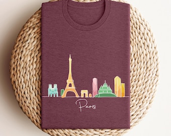 Eiffel Tower Paris Shirt: French Souvenir Tee