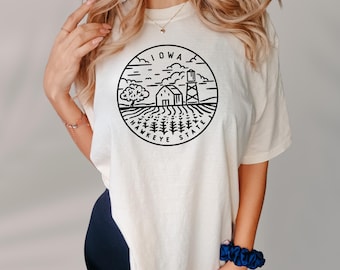 Comfort Colors USA State Map T-Shirt: American Travel Tee, Trip Sweatshirt