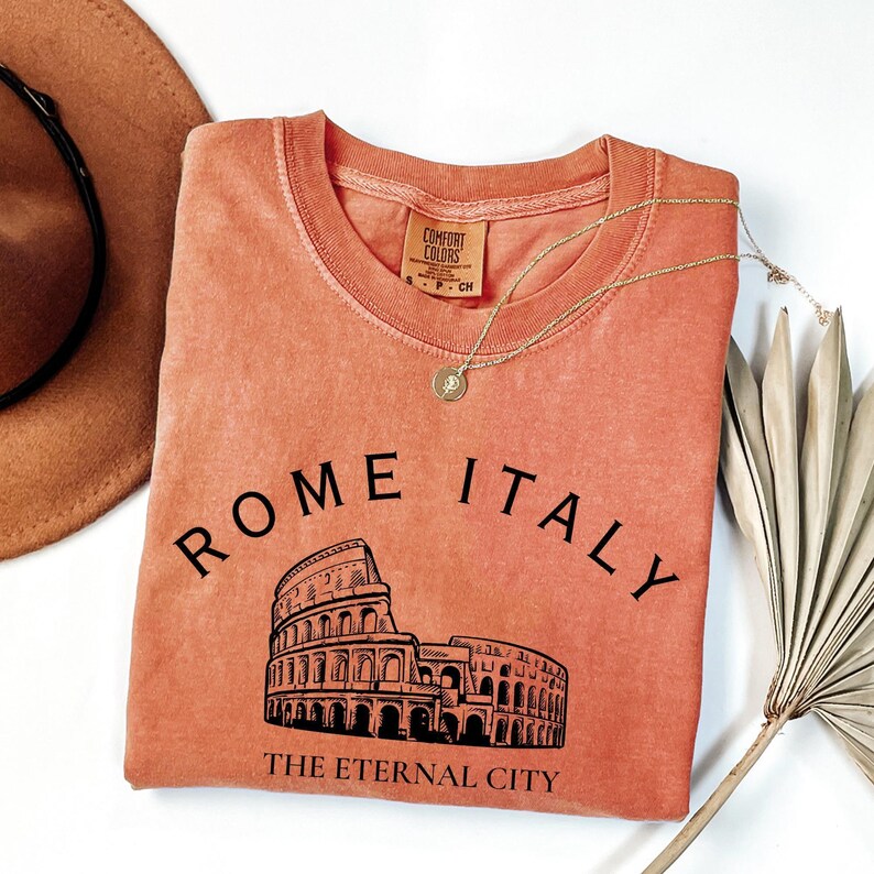 Comfort Colors Rome Italy Shirt: Eternal City Souvenir image 5
