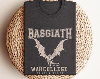 Basgiath War College Shirt: Fourth Wing Dragon Rider Tee