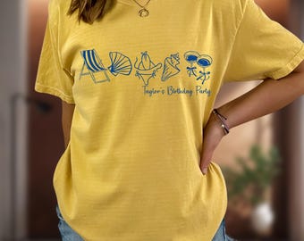 Comfort Colors Girls Trip 2026 Shirt: Personalized Besties Matching Vacation Tee