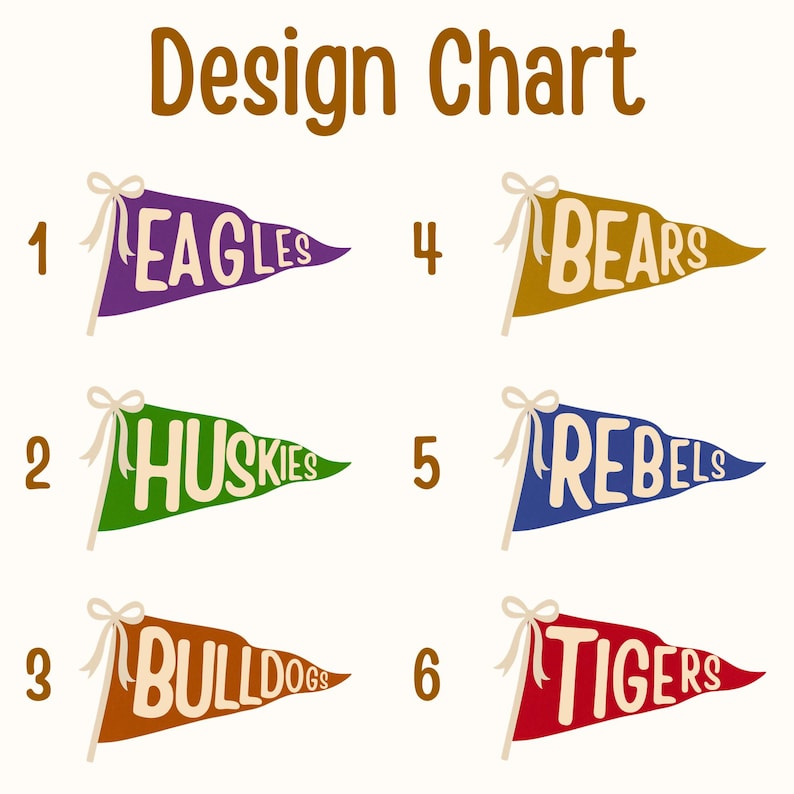 Custom Watercolor Mascot Pennants Sweatshirt: Cheer Team Spirit Hoodie image 2