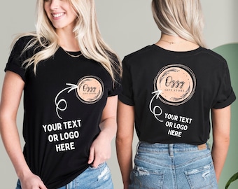 Custom Logo Shirt, Personalized Business Tee, Team T-Shirt