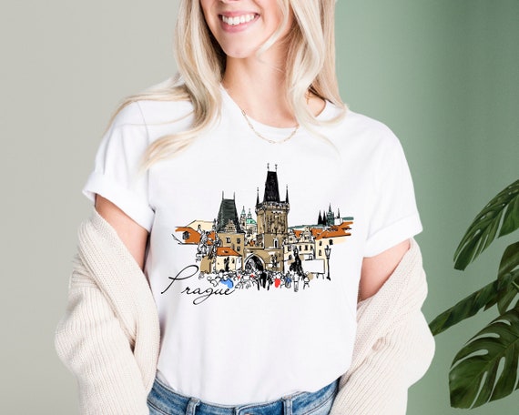 T-shirt World Traveler Shirt Funny Czech - Etsy