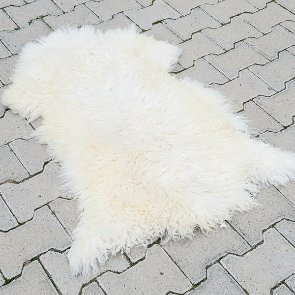 Home Decor Rug,SheepSkin Rug,Turkish Walldecor Rug , Goat Skin Rug, Spotted Hide, Mottled Unique Rug, Genuine Rug