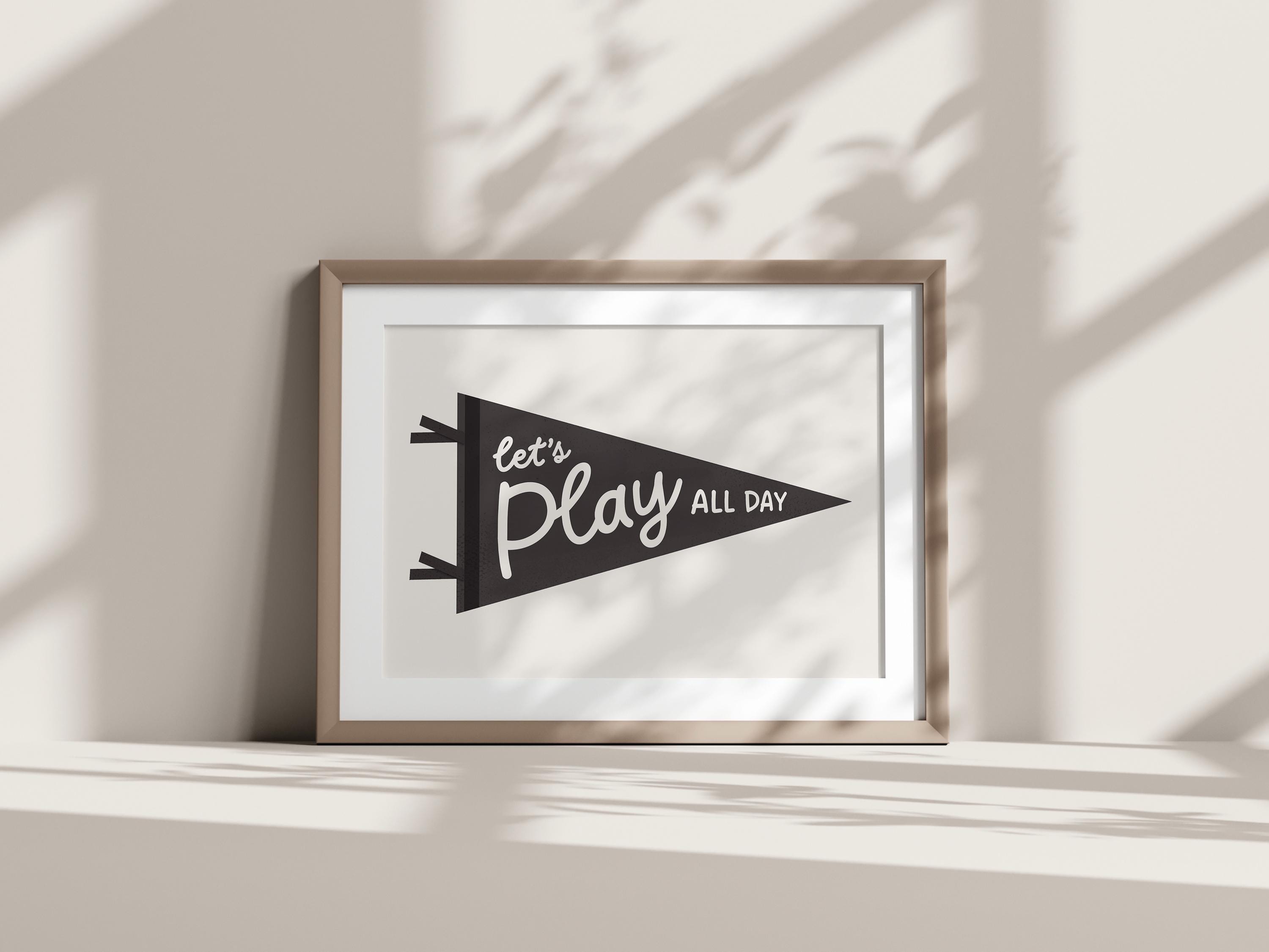 Play Me Sign Black Play Sign