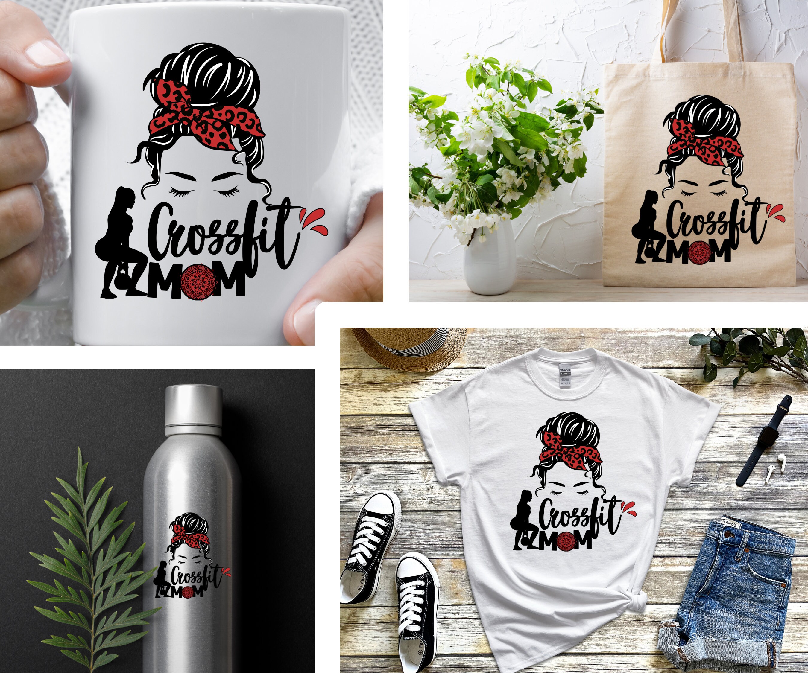 Mamá crossfit Png, Camiseta mamá, Mamá png, Diseño de sublimación, Mamá ...