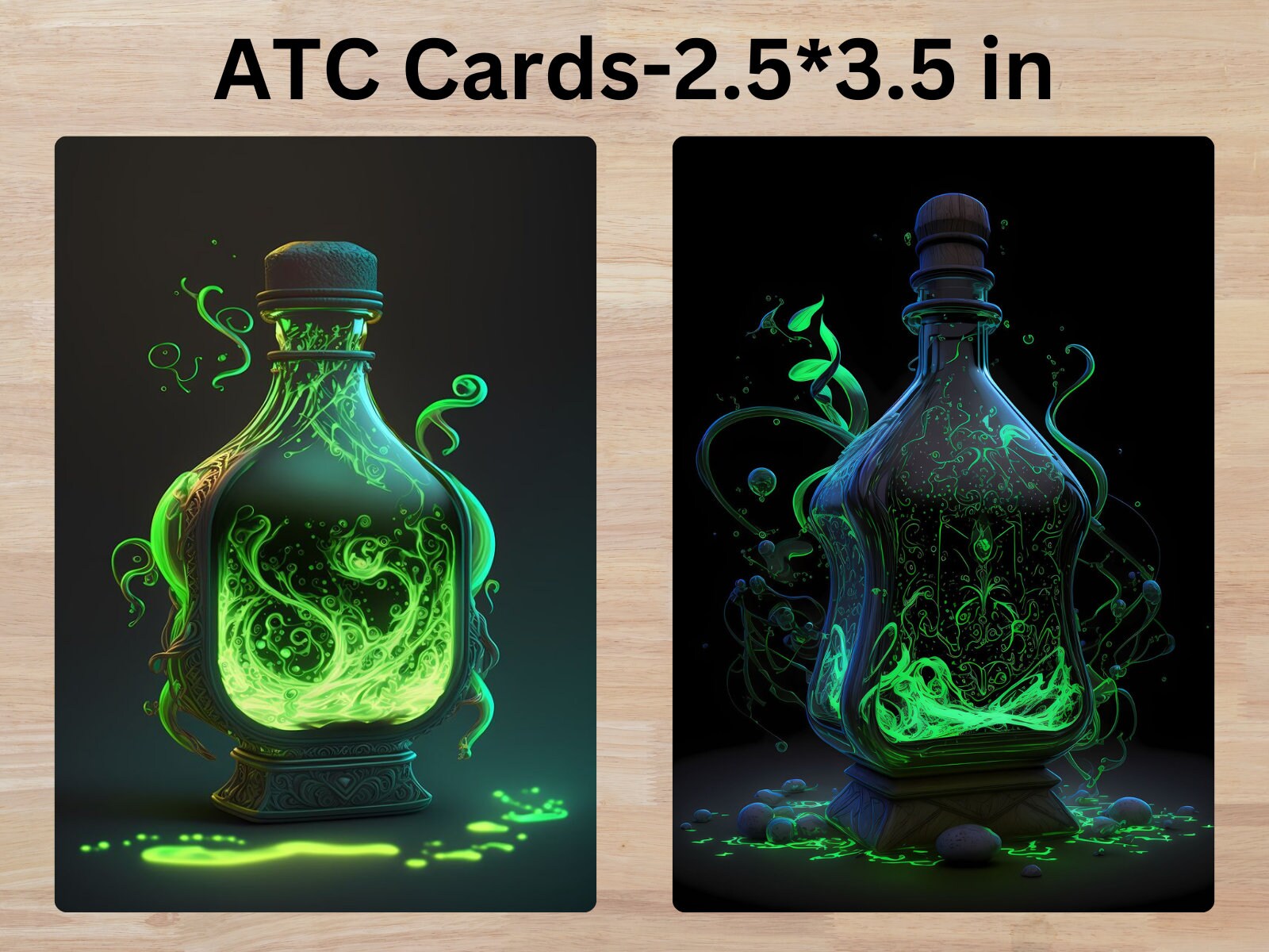 Magical Potions-printable Journal Cards &amp; ATC Cards - Etsy