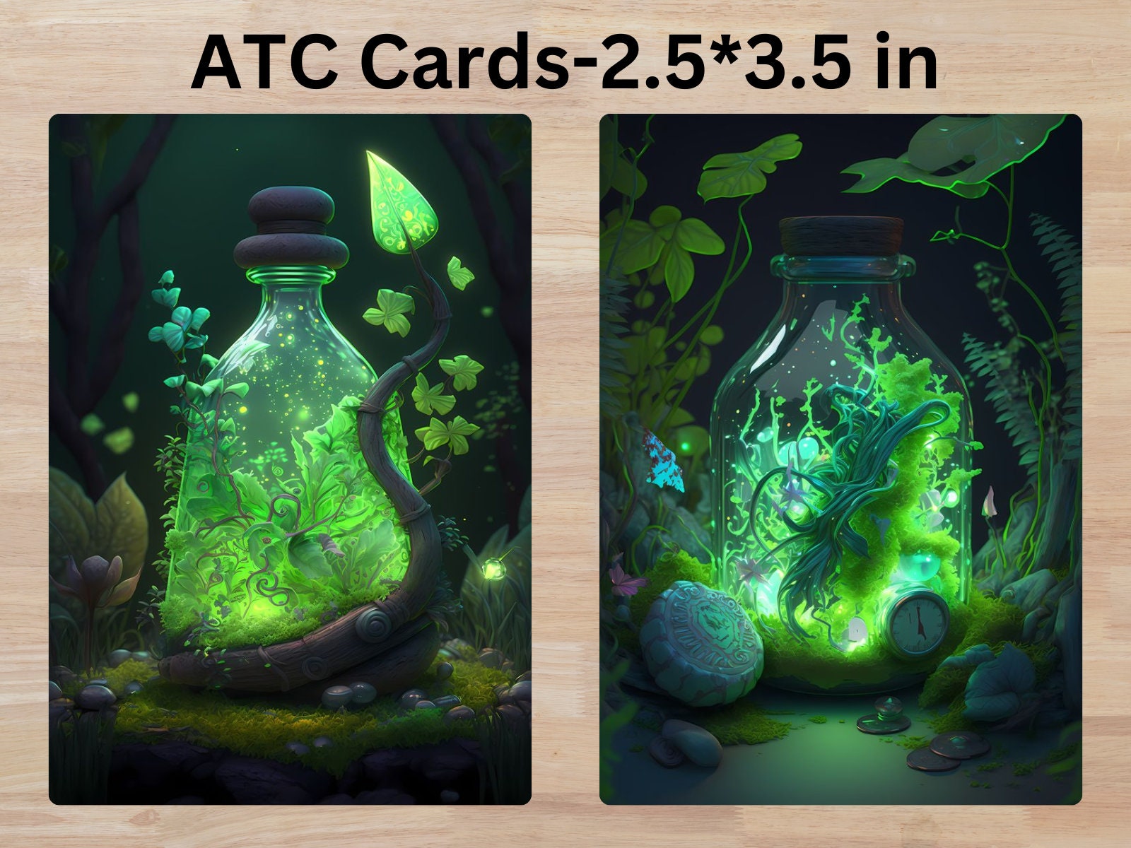 Magical Potions-printable Journal Cards &amp; ATC Cards - Etsy