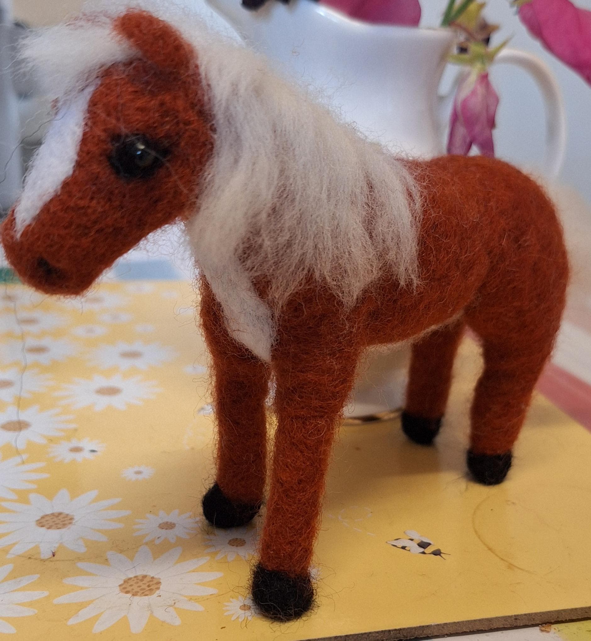 needle felted pony