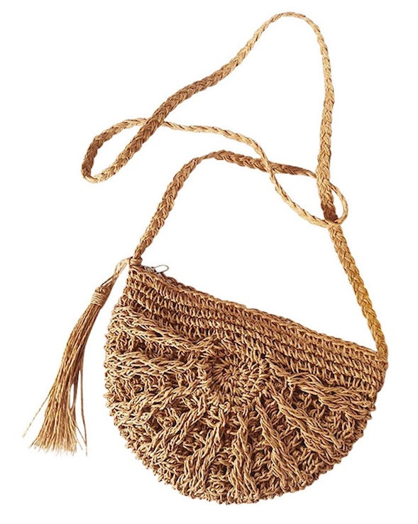 26 Messenger Bag Crochet Patterns for Stylish Crossbody Makes 26 Women Straw Crossbody Bag Handmade Woven Purse Tassels