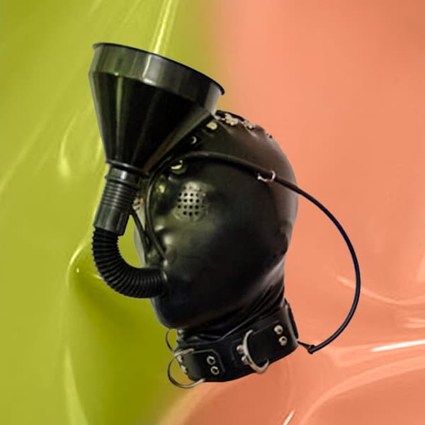 Latex mask urinal Etsy.de