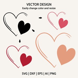 Personalized Heart Design with Kids' or Grandkids' Names – Perfect for Mother's Day, Father's Day, or Grandma's Gift – SVG Cut File for Cricut
