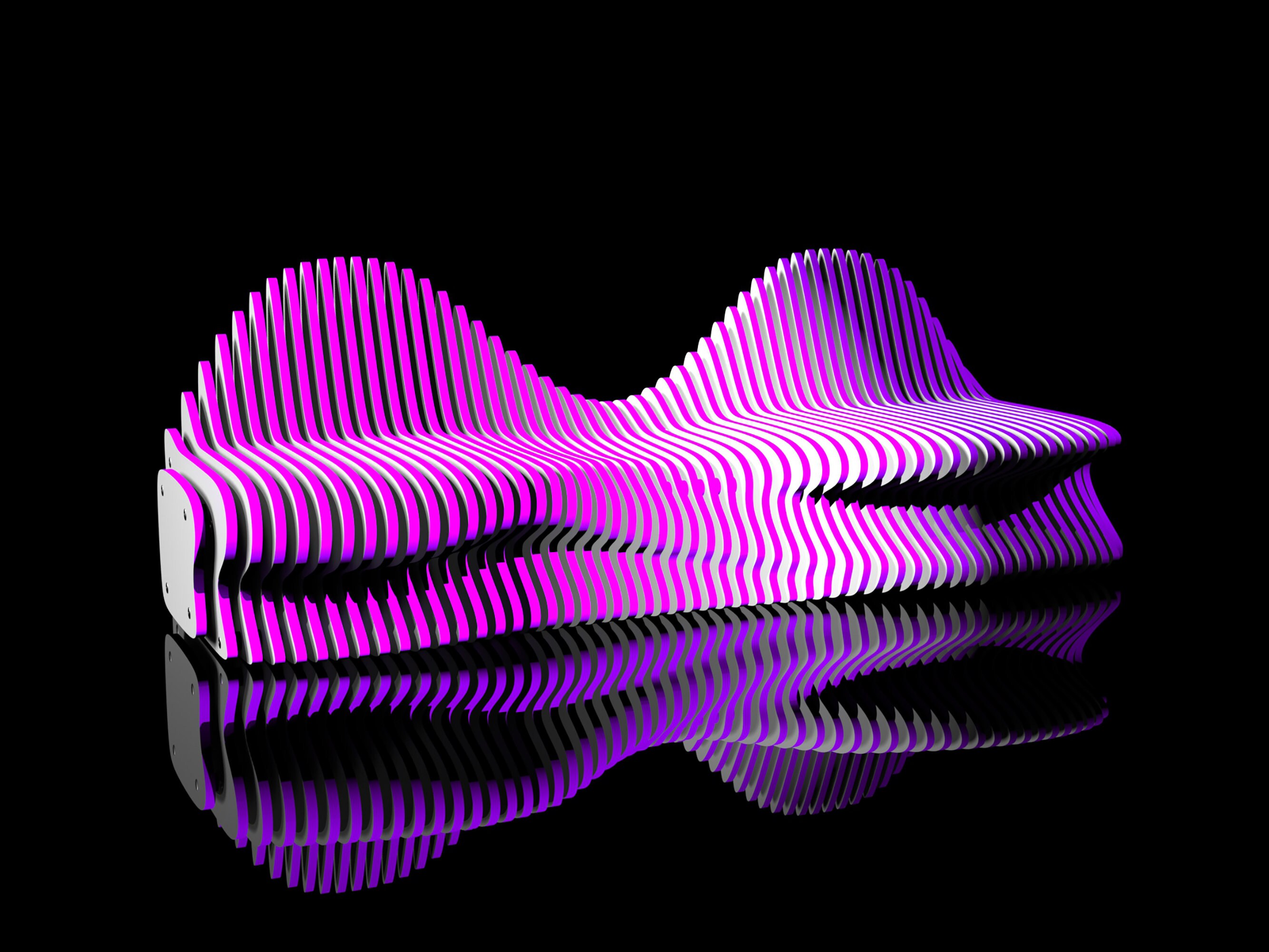 Parametric Woodworking Design Bench Files for Cnc Router Modern Layout