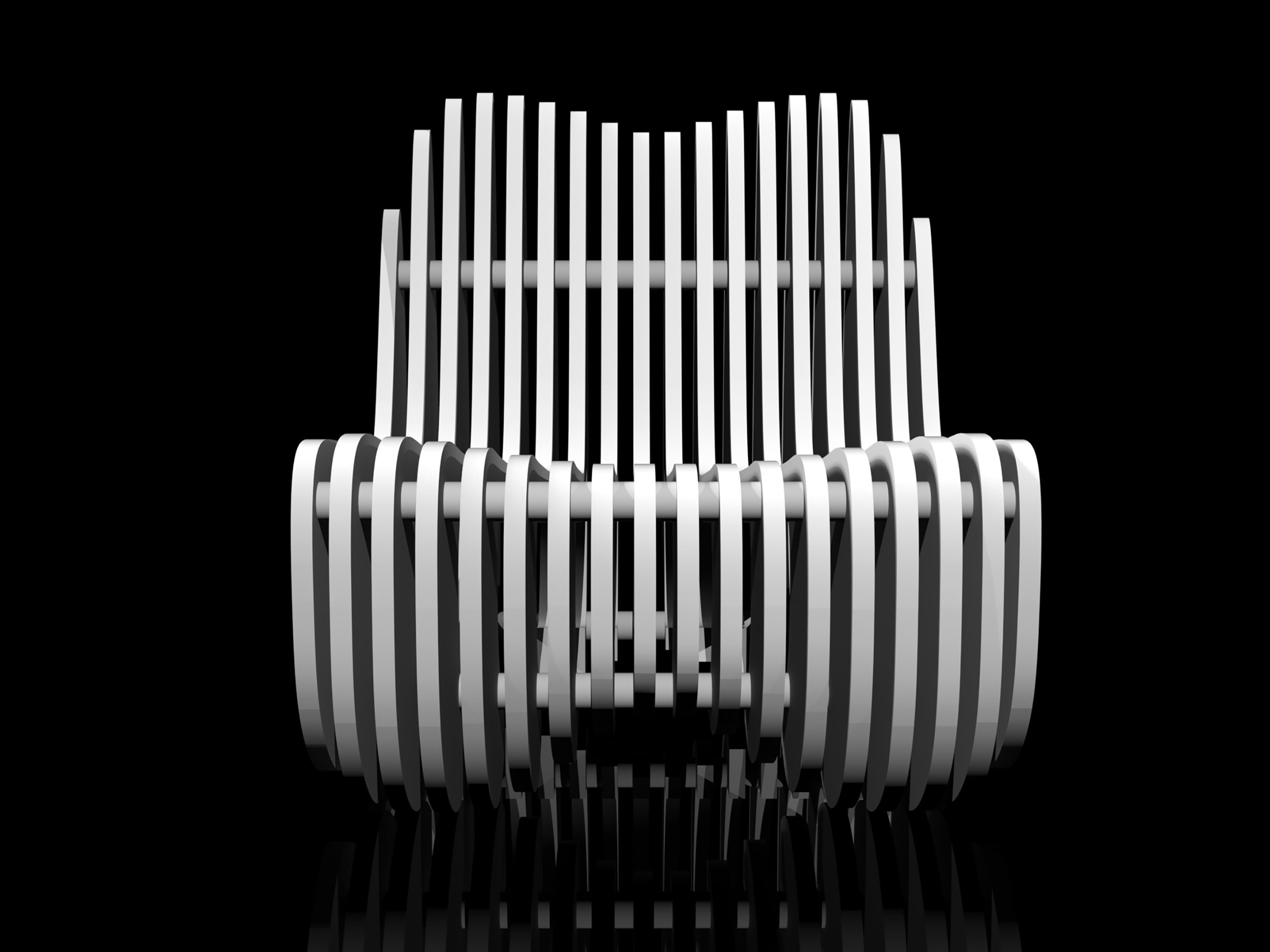 Modern Plywood Chair CNC Files, Parametric Design (dxf, Cdr, Stl, Skp ...