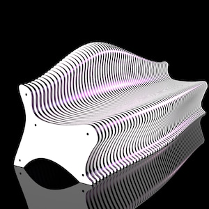 Parametric Bench Files for CNC Router - DIY Furniture Files, Digital Vector Files (dxf, pdf, cdr)