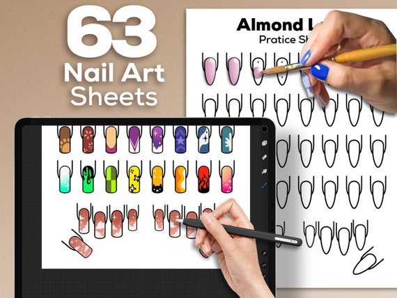 Americanails Silicone 3D Acrylic Nail Art Training Mat