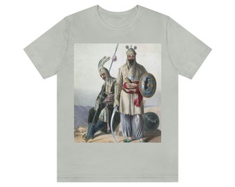 Sikh Punjabi Warrior Pride Awesome Fight Battle Scene print T shirt #10