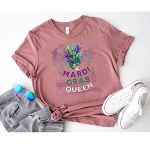 Mardi Gras Queen Shirt, Nola Shirt, Fat Tuesday Shirt, Flower de luce Shirt, Louisiana Shirt, Saints New Orleans Shirt, Mardi Gras Day