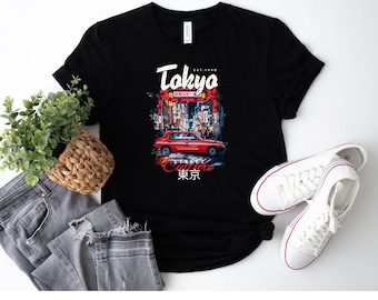 Tokyo Street Culture Shirt, Trendy Japanese Shirts, Japan Aesthetic Shirt, Tokyo Travel Shirt, Tokyo Gift Ideas, Japan Lover Shirt, Tokyo