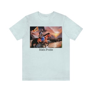 Sikh Punjabi Warrior Pride Awesome Fight Battle Scene print T shirt #5