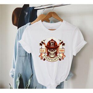 Firefighter Shirts, Fireman Outfits, Firefighter Gifts, Birthday Gifts for Him, Fire Department Shirt, Fireman Shirt, For her, Unisex Sized