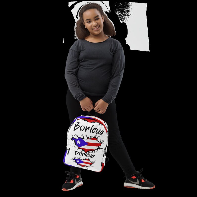 Boricua Backpack, Puerto Rican School Bag, PR Backpack, Spanish
