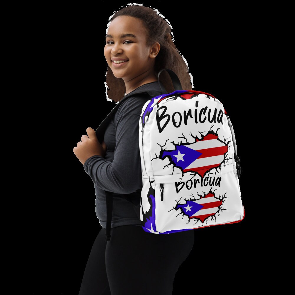 Boricua Backpack, Puerto Rican School Bag, PR Backpack, Spanish