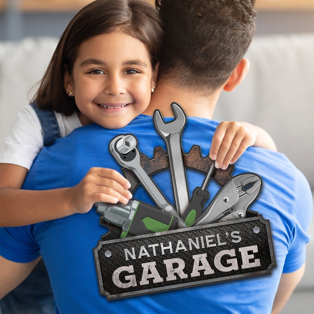 Garage Toolbox Cutout MDF Wood Sign Select Color & Size Etsy