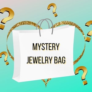 mystery bag jewelry, mystery earrings, mystery bracelets, mystery rings, mystery necklace, mystery keychain