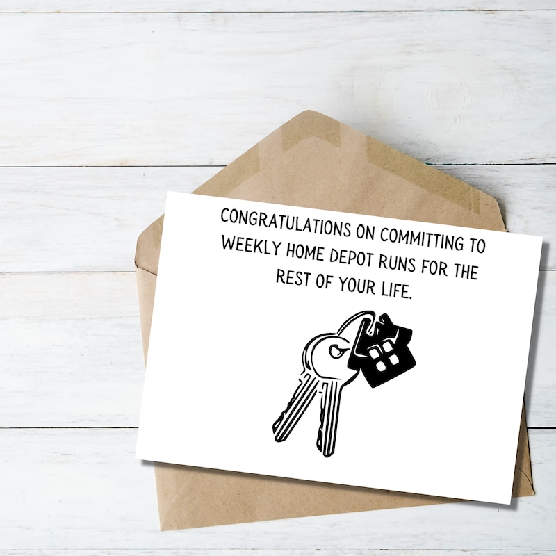 Printable Card New House - Etsy