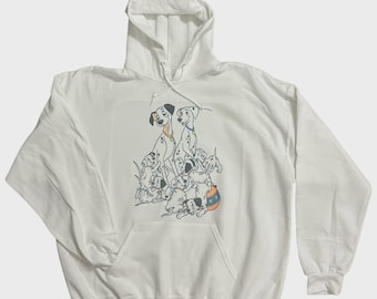 Movie 101 Dalmatians Retro Vintage Graphic Design Hoodie