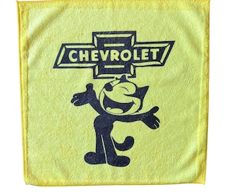 Microfiber towel Chevrolet Felix logo detail large towel 16x16in new gift