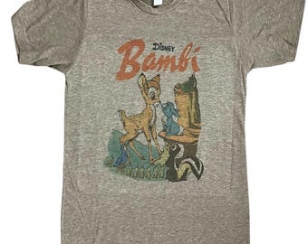 Bambi 1942 Retro Vintage Graphic Design T-shirt Soft Style