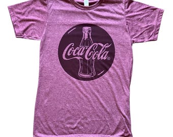 Soft Drink Coca- Cola Retro Vintage Graphic Desing T-shirt Soft Style