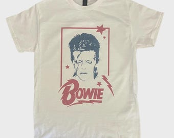 David Bowie Music Retro Vintage Graphic Design T-shirt Soft Style gift Idea