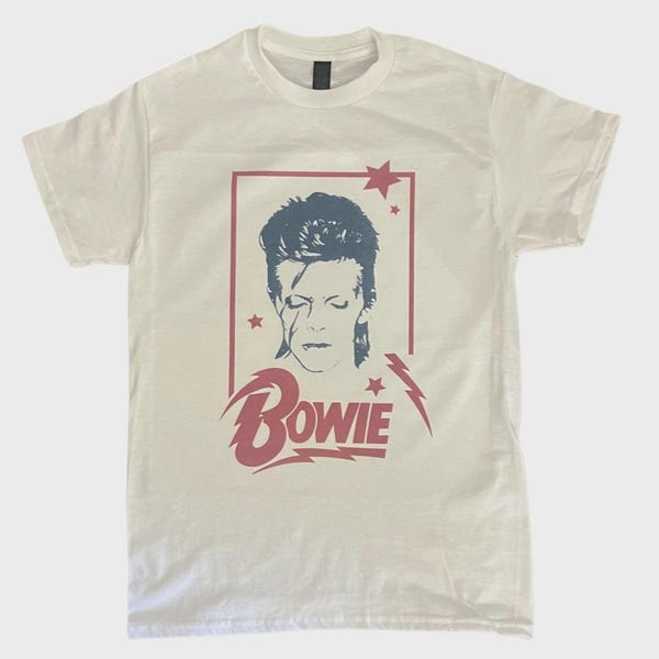 David Bowie Music Retro Vintage Graphic Design T-shirt Soft Style gift Idea