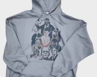 Universal Monters Mash Retro Vintage Graphic Desing Hoodie