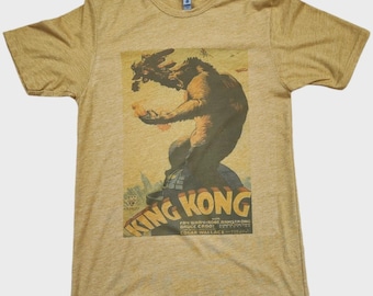 King Kong Retro Vintage Graphic Design T-shirt Soft Style Gift Idea