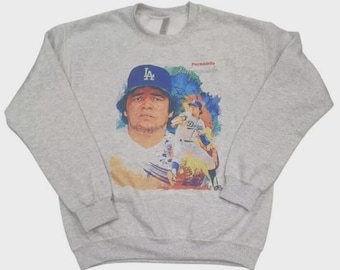 Fernando Valenzuela Crewneck Los Angeles Retro Vintage Graphic Design