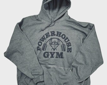 POWERHOUSE GYM old school logo hoodie - weights-fitness-muscle