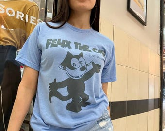 Felix The Cat Retro Vintage Graphic Design T-shirt Soft Style Gift Idea