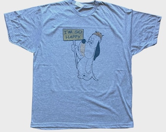 Droopy Loony toons Retro Vintage Graphic Design T-shirt Soft Style Gift
