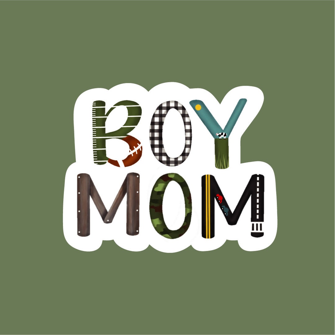 Man Sticker Mom Boy Mom Aesthetic - Sticker - Etsy
