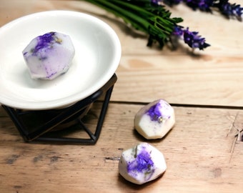 Crystal and Herb Infused Wax Melts | PEACE Wax Melts | Crystal Infused Wax Melts | Lavender Wax Melts | Amethyst