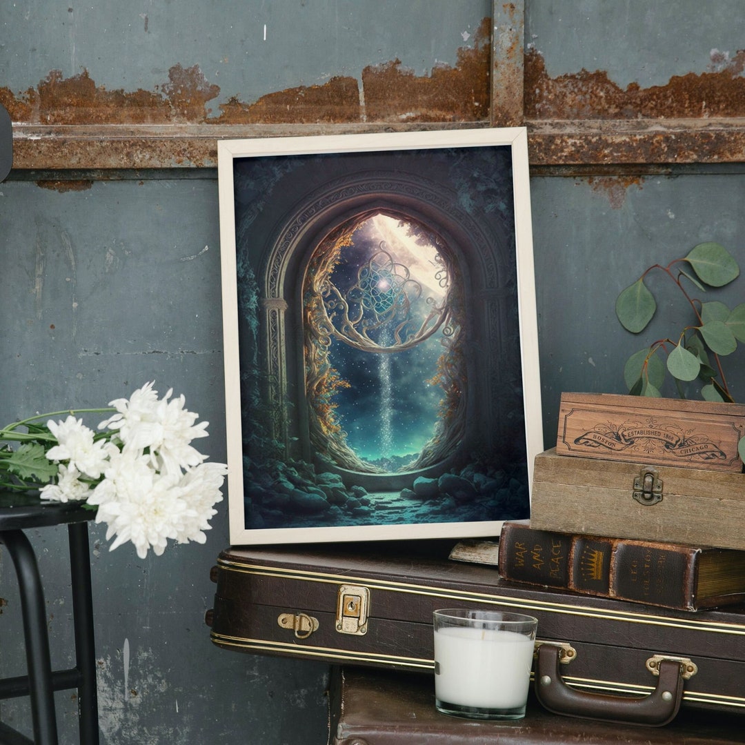 Fantasy Portal to Another World Printable Art, Printable Wall Art